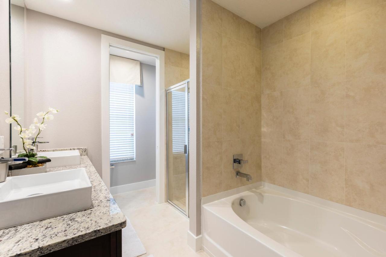 5 Bedroom 6 Ba Luxury Villa 5 Min To Disneyworld Hot Tub & Bbq Orlando Buitenkant foto
